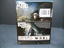 Load image into Gallery viewer, Rise &amp; Dawn of the Planet of the Apes (Blu-ray, 2-Disc, 2013)