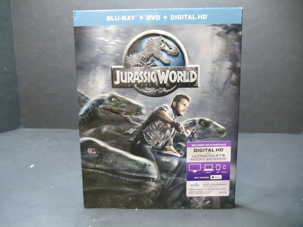 Jurassic World (Blu-ray, DVD, 2015, 2-Disc Set)