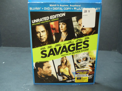 Savages (Blu-ray, DVD, 2012, 2-Disc Set)