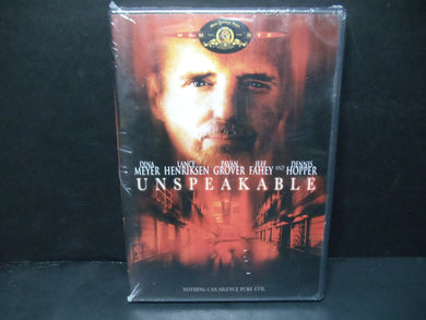 Unspeakable (DVD, 2004)