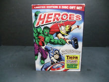 Load image into Gallery viewer, Heroes Limited Edition 3-Disc DVD set Captain America - Thor - Incredible Hulk