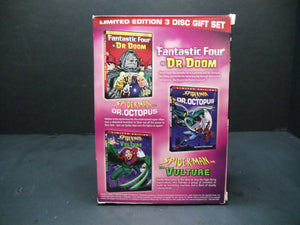 Marvel Villians Showdown 3-Disc DVD Set - Fantastic Four - Spider-Man - Dr Doom