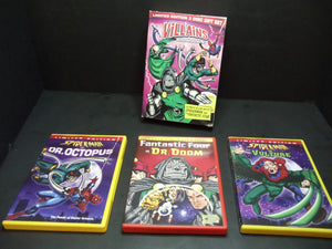 Marvel Villians Showdown 3-Disc DVD Set - Fantastic Four - Spider-Man - Dr Doom