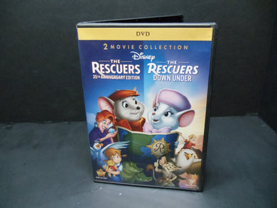 The Rescuers 35th Anniversary Edition / The Rescuers Down Under AUTHENTIC DISNEY