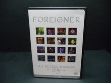 Load image into Gallery viewer, Foreigner - All Access Tonight - Live In Concert -  25 years - DVD