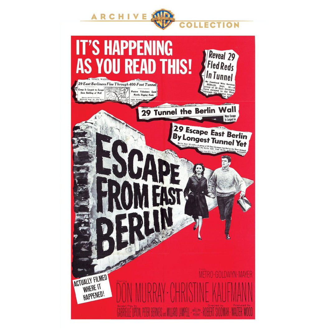 Escape from East Berlin - DVD - 1962 Don Murray, Christine Kaufmann Karl Schell