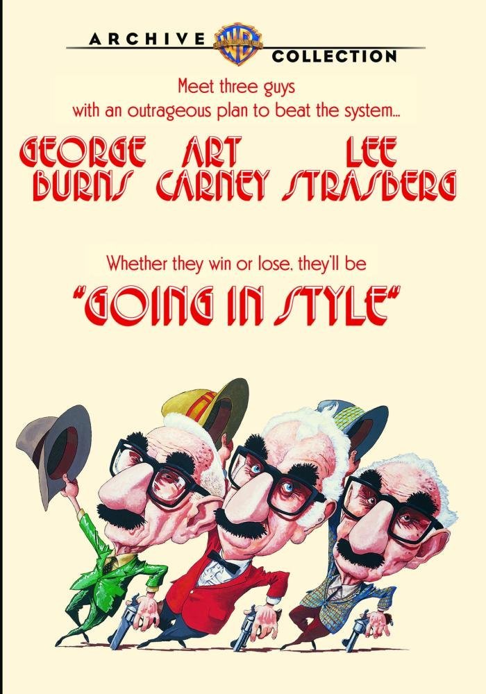 Going In Style - DVD - 1979 George Burns, Art Carney, Lee Strasberg