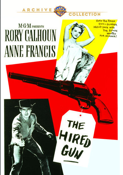 The Hired Gun - DVD - 	Rory Calhoun, Anne Francis, Vince Edwards, Chuck Connors