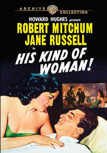 His Kind of Woman - DVD - 1951 - Robert Mitchum, Jane Russell, Vincent Price