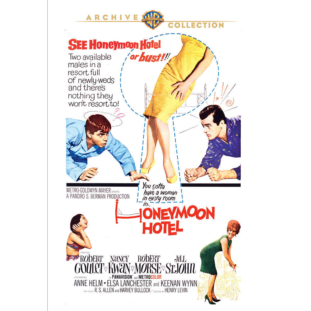 Honeymoon Hotel - DVD - 1964 - Robert Goulet, Nancy Kwan, Robert Morse