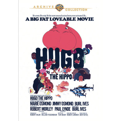 Hugo the Hippo - DVD - 1975 Animated Movie - Burl Ives, Robert Morley Paul Lynde