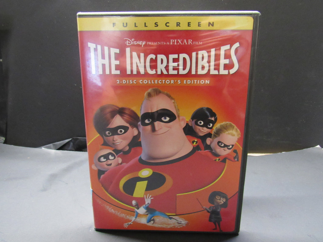 The Incredibles AUTHENTIC Disney DVD, 2-Disc Set, Fullscreen, Collectors Edition