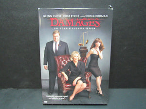 Damages: The Complete Fourth Season (Season 4, DVD, 2012 3-Disc Set) Glenn Close