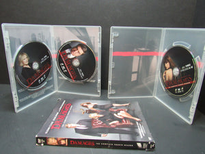 Damages: The Complete Fourth Season (Season 4, DVD, 2012 3-Disc Set) Glenn Close