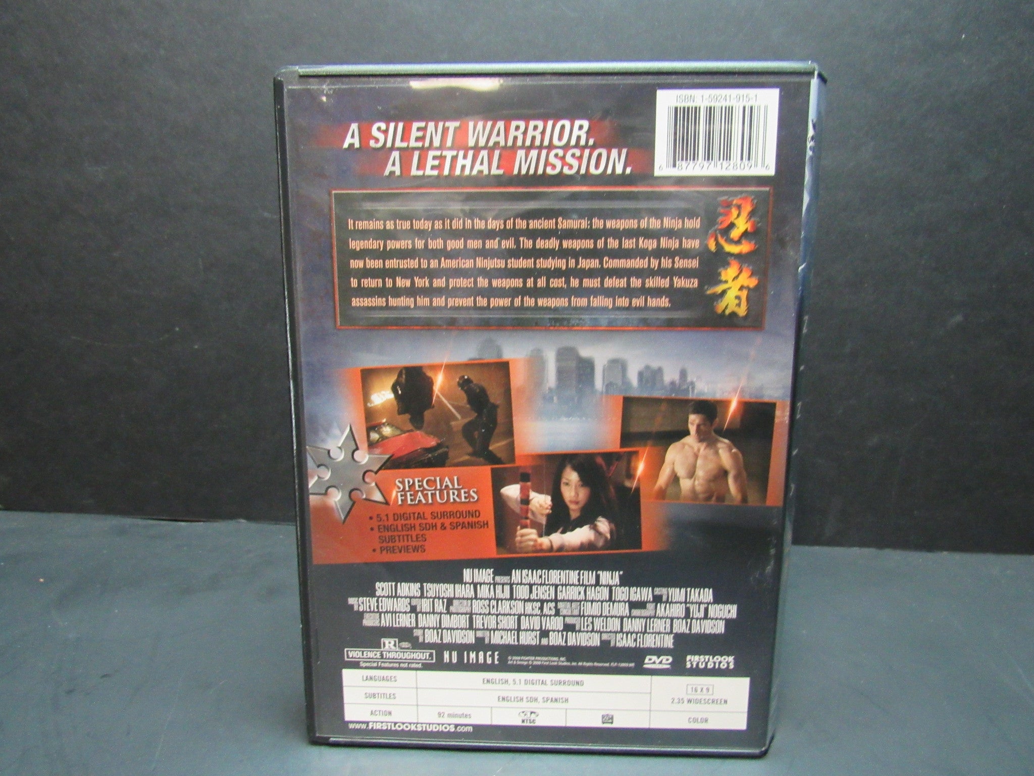Ninja (DVD, 2010, Widescreen) Scott Adkins, Todd Jensen – Media 