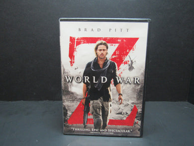 World War Z (DVD, Widescreen 2013) Brad Pitt, Mireille Enos, Daniella Kertesz