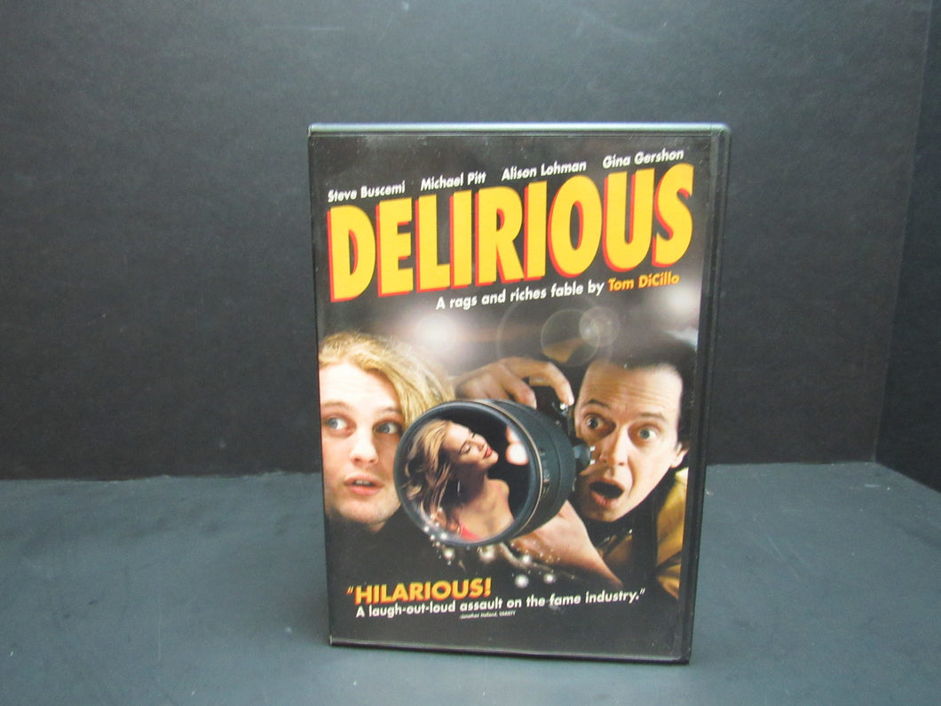 Delirious (DVD, 2008) Steve Buscemi, Michael Pitt, Gena Gershon, Elvis Costello