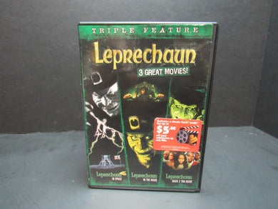 Leprechaun - Triple Feature (DVD, 3-Disc Set) Warwick Davis - In Space - Hood