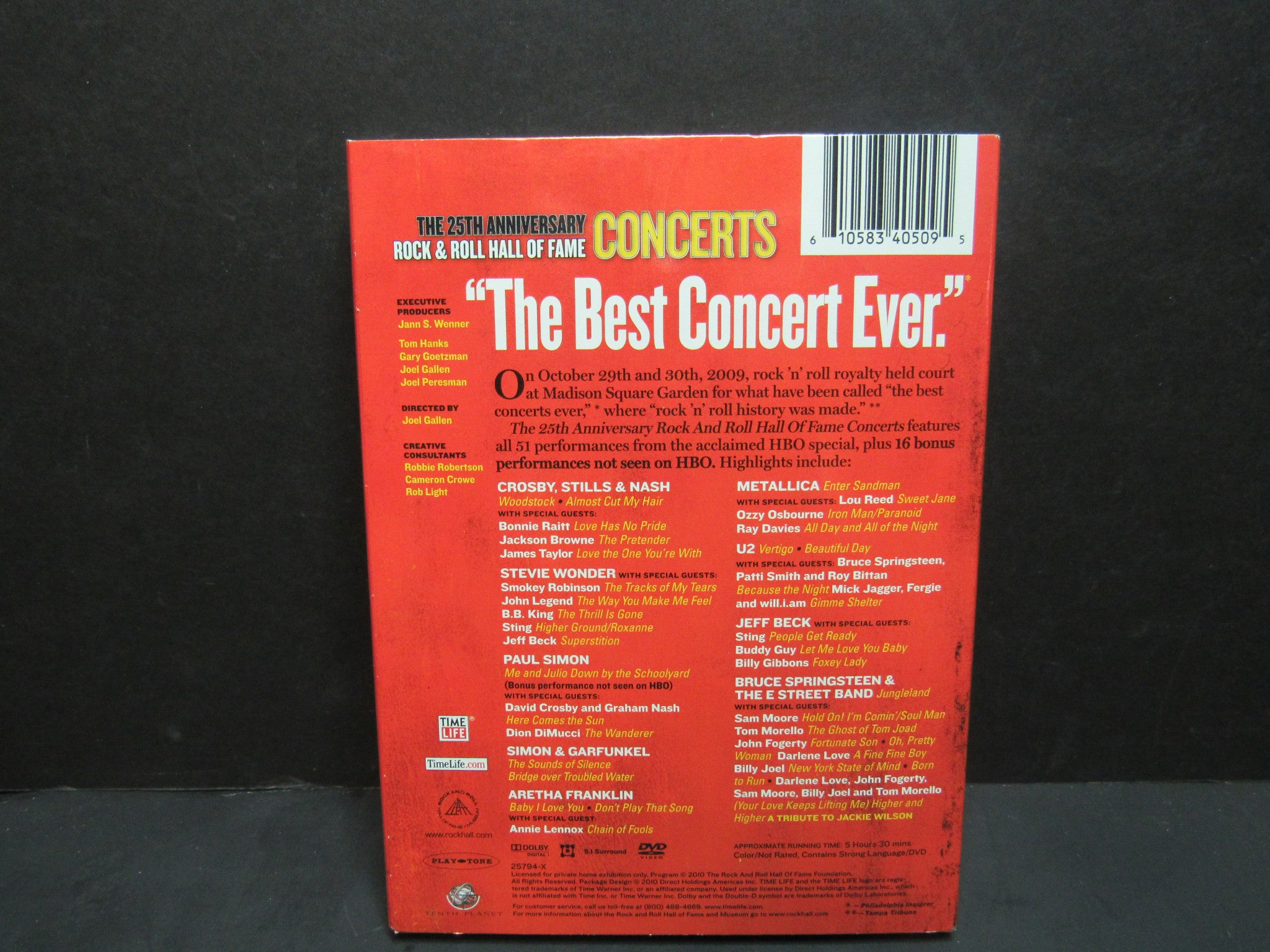 The 25th Anniversary Rock Roll Hall of Fame Concerts (DVD, 2010, 3