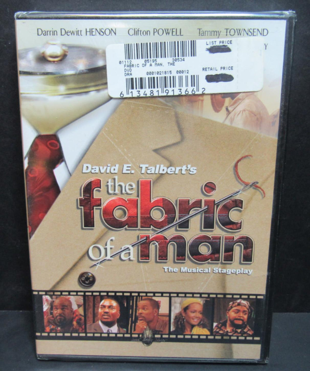 The Fabric of a Man (DVD) Darrin Dewitt Henson, Clifton Powell - New & Sealed!