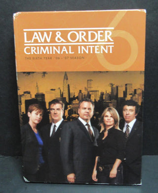 Law & Order: Criminal Intent - The Sixth Year (5-Disc DVD Set) Season 06-07