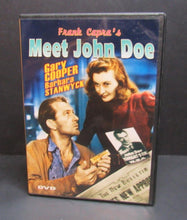 Load image into Gallery viewer, Meet John Doe 1941 (2006 DVD) Gary Cooper, Barbara Stanwyck, Edward Arnold