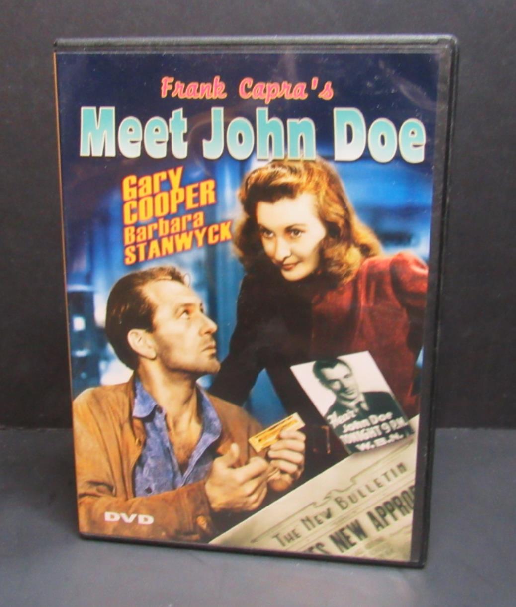 Meet John Doe 1941 (2006 DVD) Gary Cooper, Barbara Stanwyck, Edward Arnold