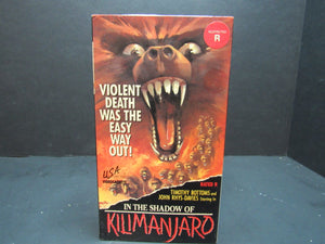 In the Shadow of Kilimanjaro (VHS, 1986)