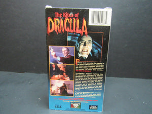 The Satanic Rites of Dracula 1973 (VHS, 1990) Christopher Lee Peter Cushing