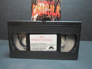 The Satanic Rites of Dracula 1973 (VHS, 1990) Christopher Lee Peter Cushing