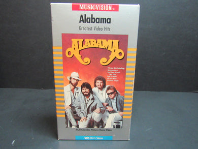 Music Vision Alabama Greatest Hits Video (VHS, 1986)