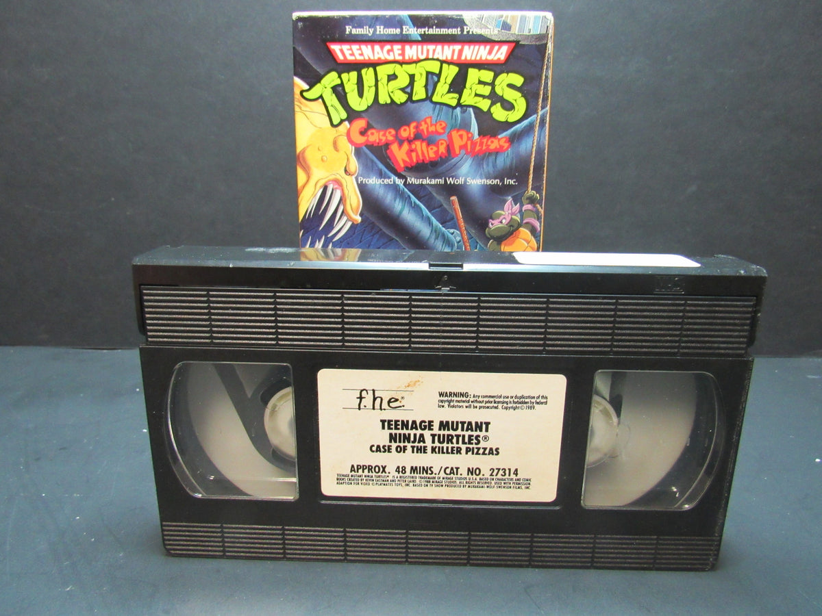 Teenage Mutant Ninja Turtles - Case of the Killer Pizzas (VHS, 1989 ...