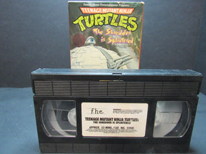 Teenage Mutant Ninja Turtles - The Shredder Is Splintered (VHS, 1988)