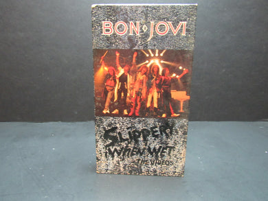 BON JOVI Slippery When Wet: The Videos (VHS, 1987)