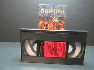 BON JOVI Slippery When Wet: The Videos (VHS, 1987)