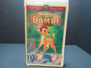 Bambi Walt Disney Masterpiece 55th Anniversary (VHS, 1997)