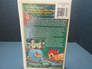 Bambi Walt Disney Masterpiece 55th Anniversary (VHS, 1997)