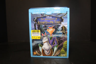 Walt Disney The Adventures of Ichabod and Mr.Toad  Blu-ray + DVD 2-Disc Set