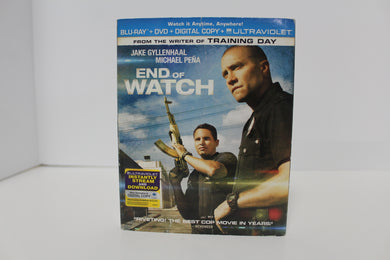 End of Watch (Blu-ray/DVD, 2013, 2-Disc Set)