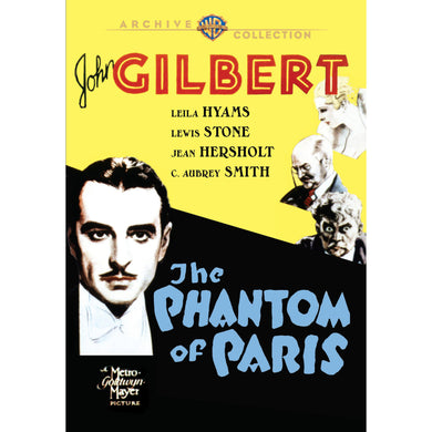 The  	Phantom of Paris - DVD - 1931 John Gilbert, Leila Hyams, Lewis Stone