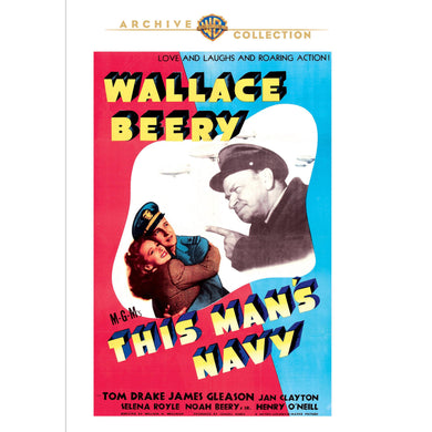 This Man's Navy - DVD - 1945 Wallace Beery, Tom Drake, James Gleason Jan Clayton