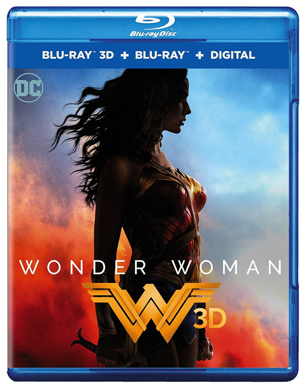 Wonder Woman - 3D Blu-ray + Blu-ray + Digital Combo Pack 2017 - Gal Gadot